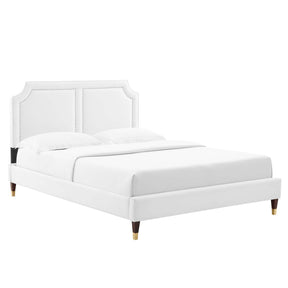 Modway Furniture Modern Novi Performance Velvet Twin Bed - MOD-6793