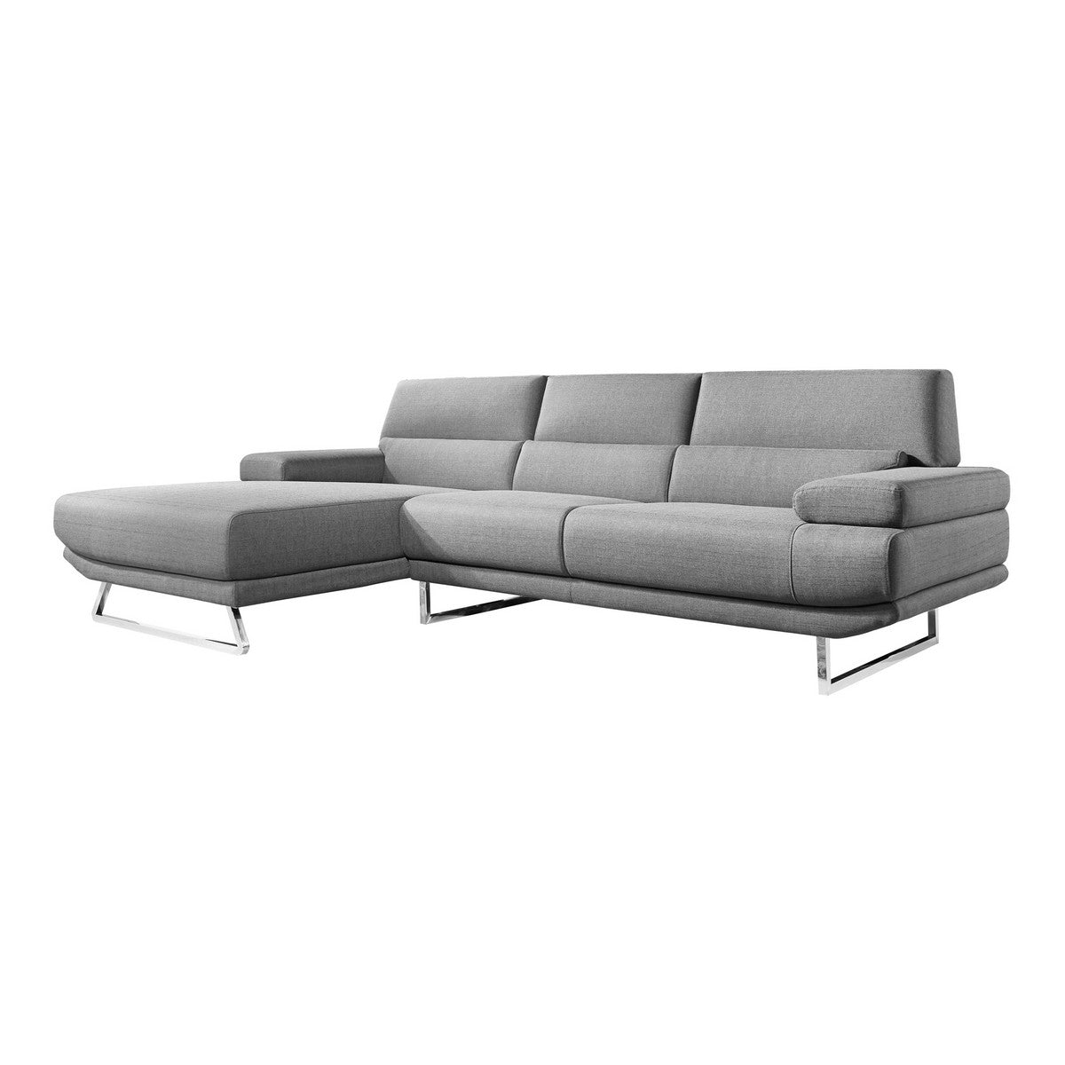 Moe's Home Collection Jenn Sectional Grey Left - MT-1001-25-L