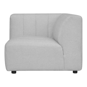 Moe's Home Collection Lyric Corner Chair Oatmeal - MT-1025-34