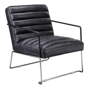 Moe's Home Collection Desmond Club Chair - Black - PK-1045-02