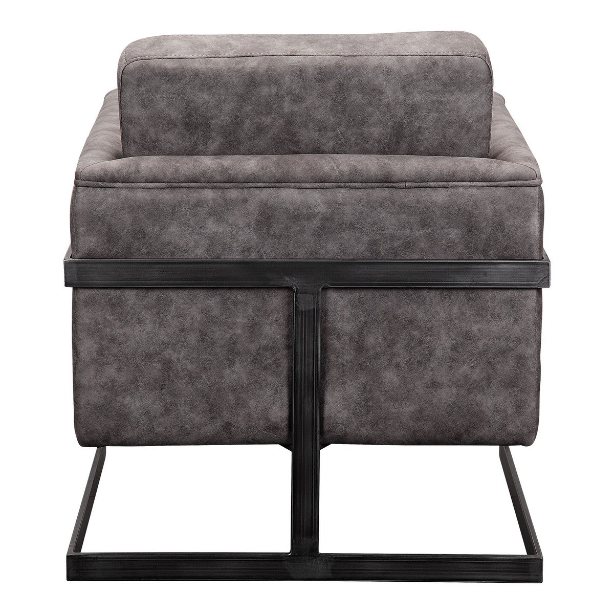 Moe's Home Collection Luxley Club Chair Grey Velvet - PK-1082-15