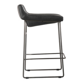 Moe's Home Collection Starlet Counter Stool Black-Set of Two - PK-1106-02