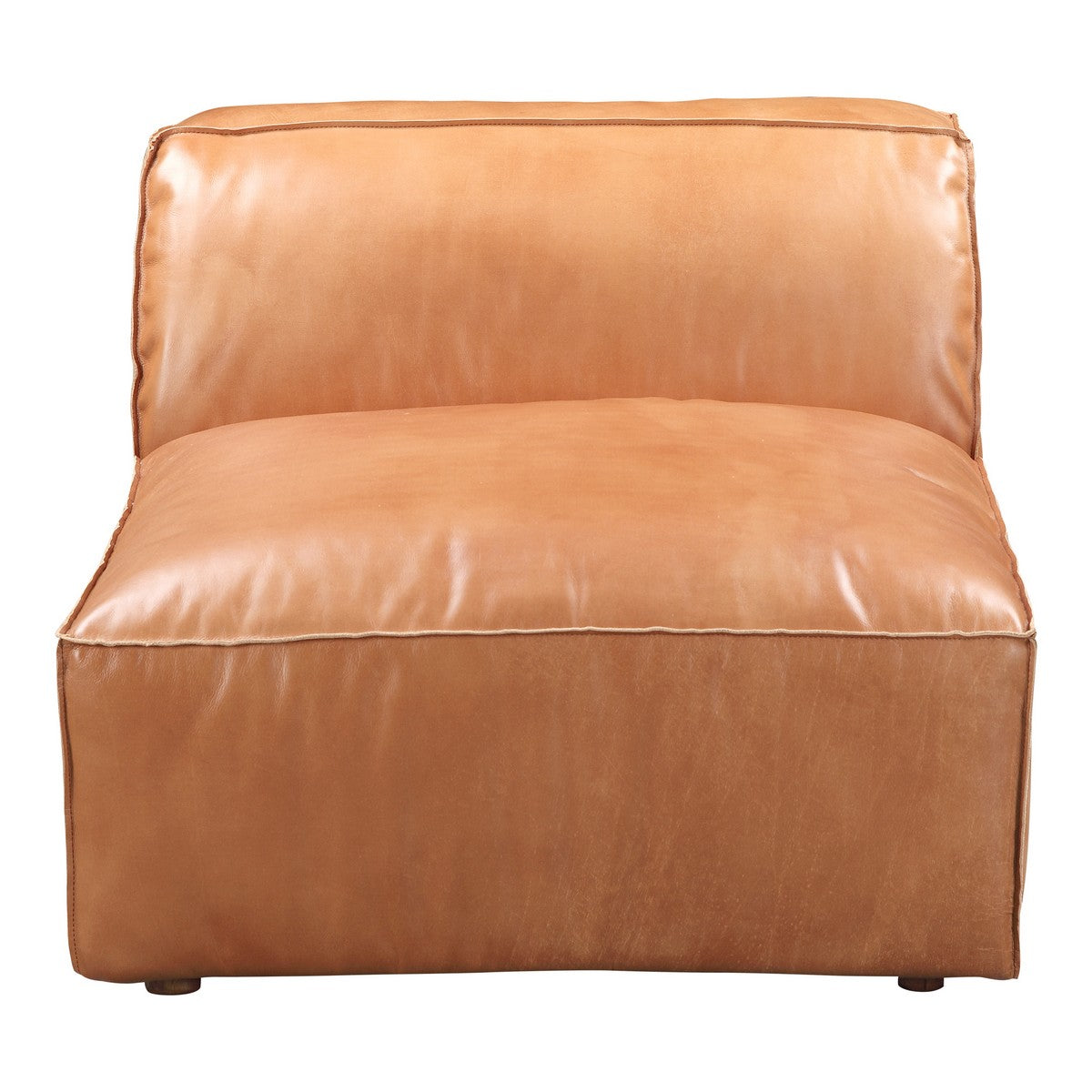 Moe's Home Collection Luxe Slipper Chair Tan - QN-1019-40 - Moe's Home Collection - Slipper Chairs - Minimal And Modern - 1