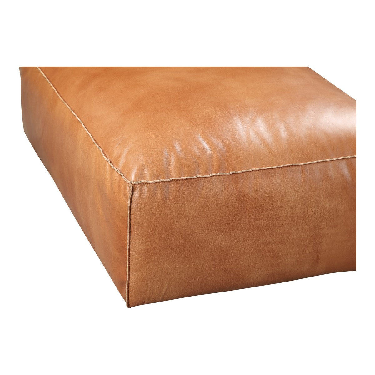 Moe's Home Collection Luxe Ottoman Tan - QN-1020-40