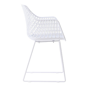 Moe's Home Collection Honolulu Chair White-Set of Two - QX-1007-18