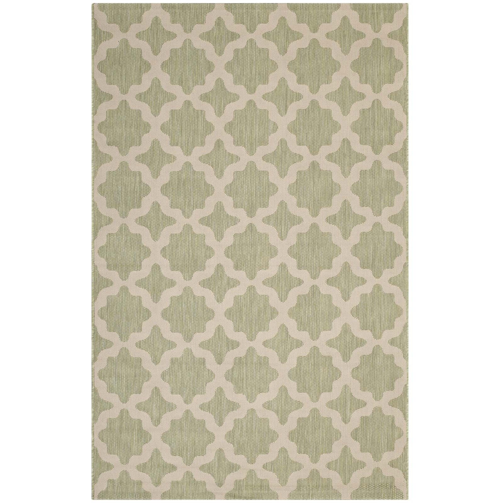 Modway Furniture Modern Cerelia Moroccan Trellis 8x10 Indoor and Outdoor Area Rug - R-1139-810