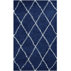 Modway Furniture Modern Toryn Diamond Lattice 5x8 Shag Area Rug - R-1144-58