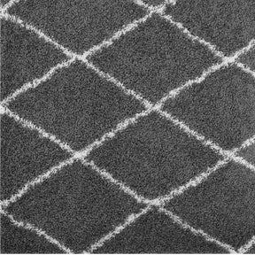 Modway Furniture Modern Toryn Diamond Lattice 5x8 Shag Area Rug - R-1144-58