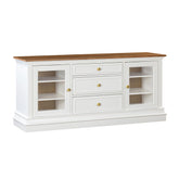 TOV Furniture Modern Hudson White Entertainment Console - REN-E2040-1