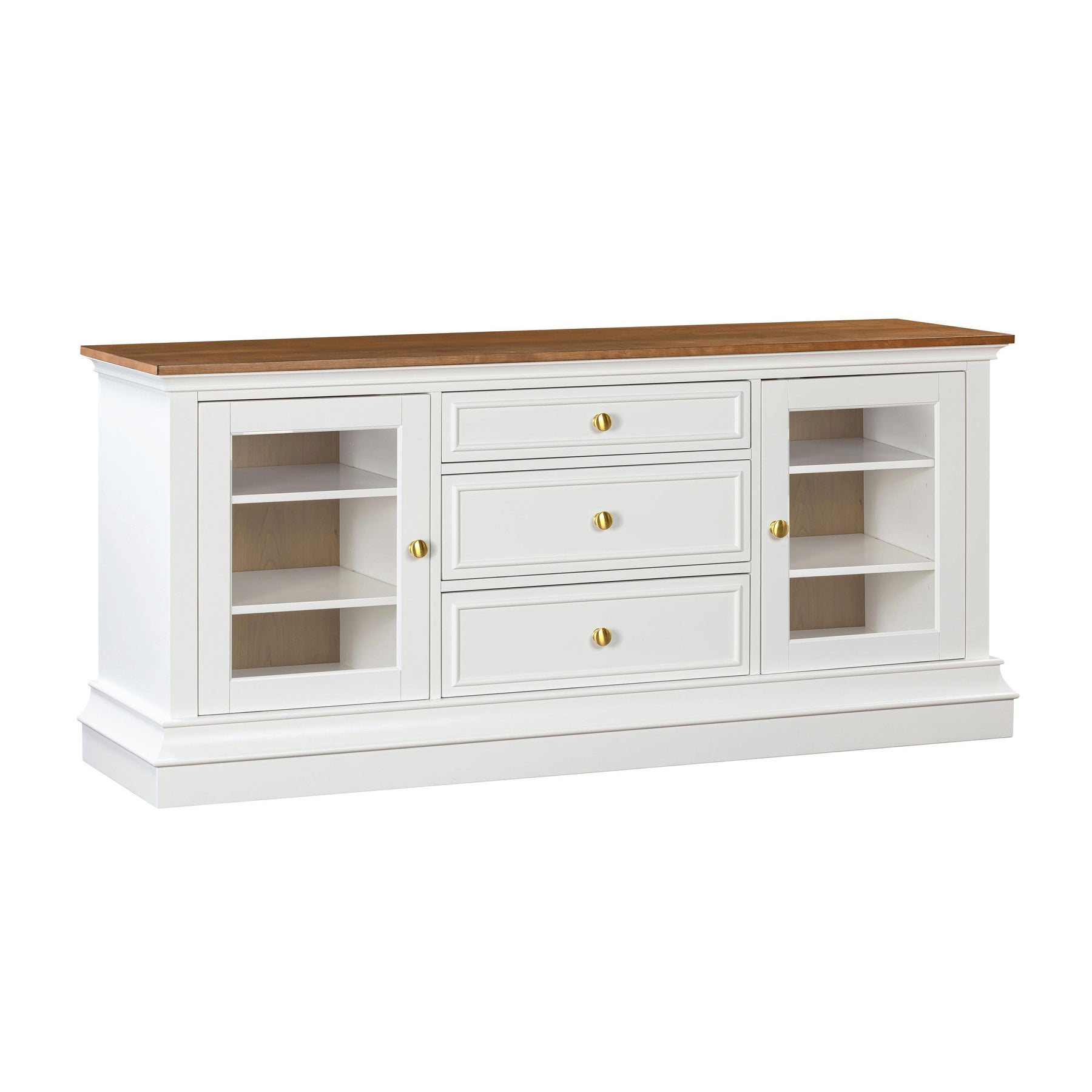 TOV Furniture Modern Hudson White Entertainment Console - REN-E2040-1