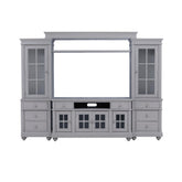 TOV Furniture Modern Hampton Gray Entertainment Center for TVs up to 65" - REN-E36038-ENTW-4