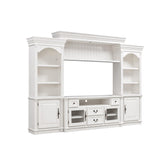 TOV Furniture Modern Newport White Entertainment Center for TVs up to 65" - REN-E6131