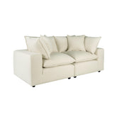 TOV Furniture Modern Cali Natural Modular Loveseat - REN-L0094-LS