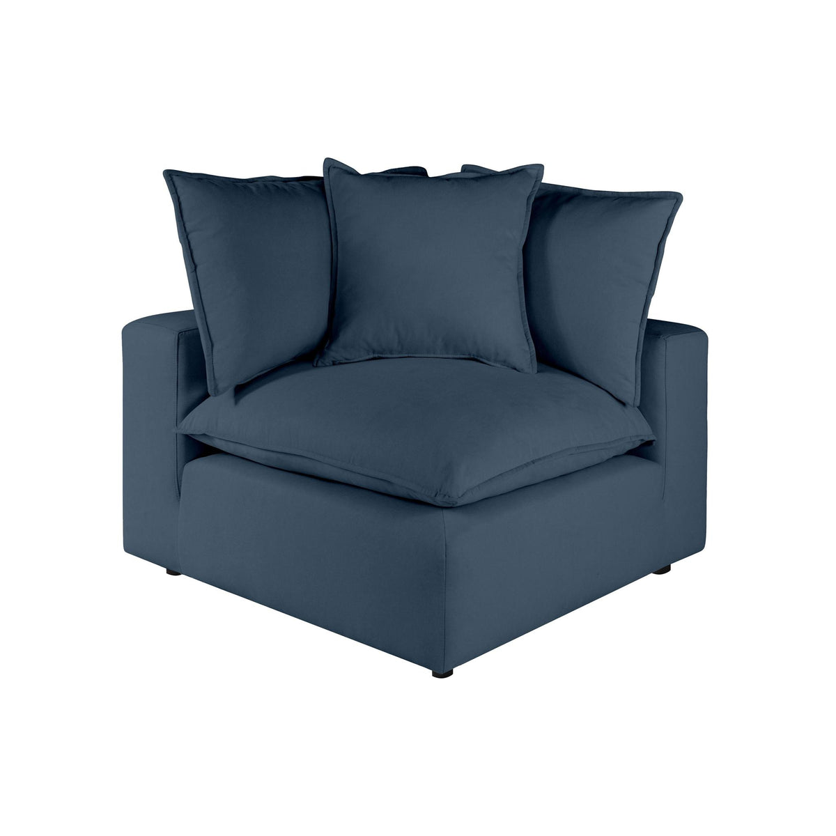 TOV Furniture Modern Cali Navy Corner Chair - REN-L0096-C