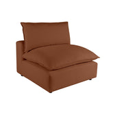 TOV Furniture Modern Cali Rust Armless Chair - REN-L0098-AC