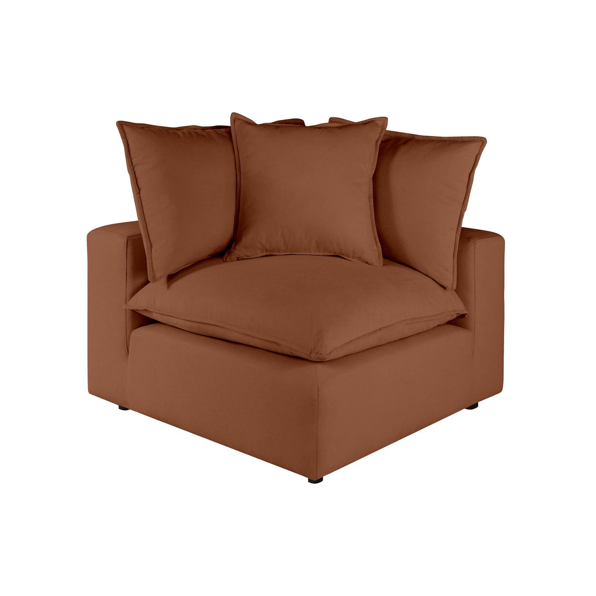 TOV Furniture Modern Cali Rust Corner Chair - REN-L0098-C