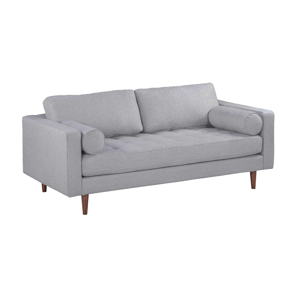 TOV Furniture Modern Cave Gray Tweed Loveseat - REN-L01212