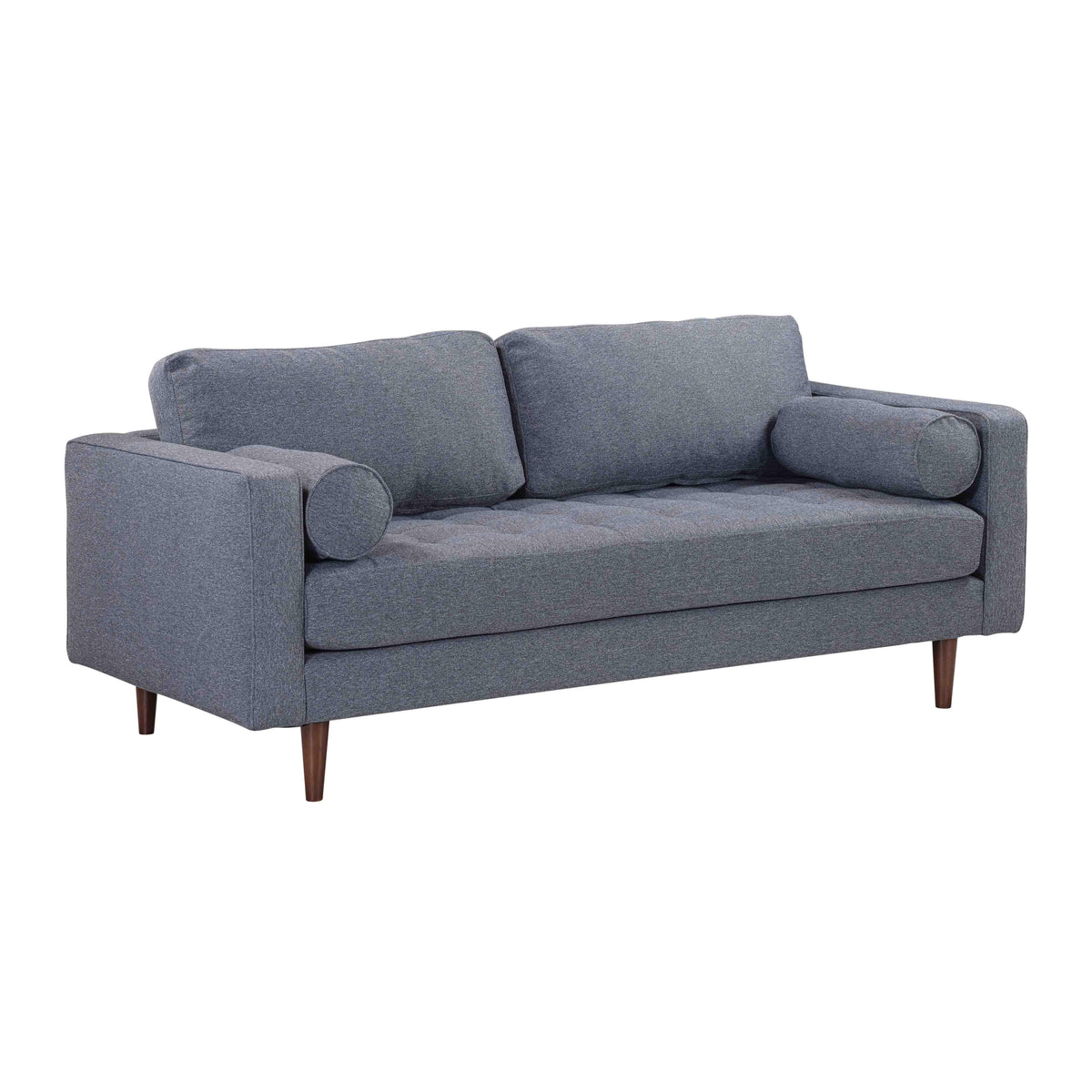 TOV Furniture Modern Cave Navy Tweed Loveseat - REN-L01232