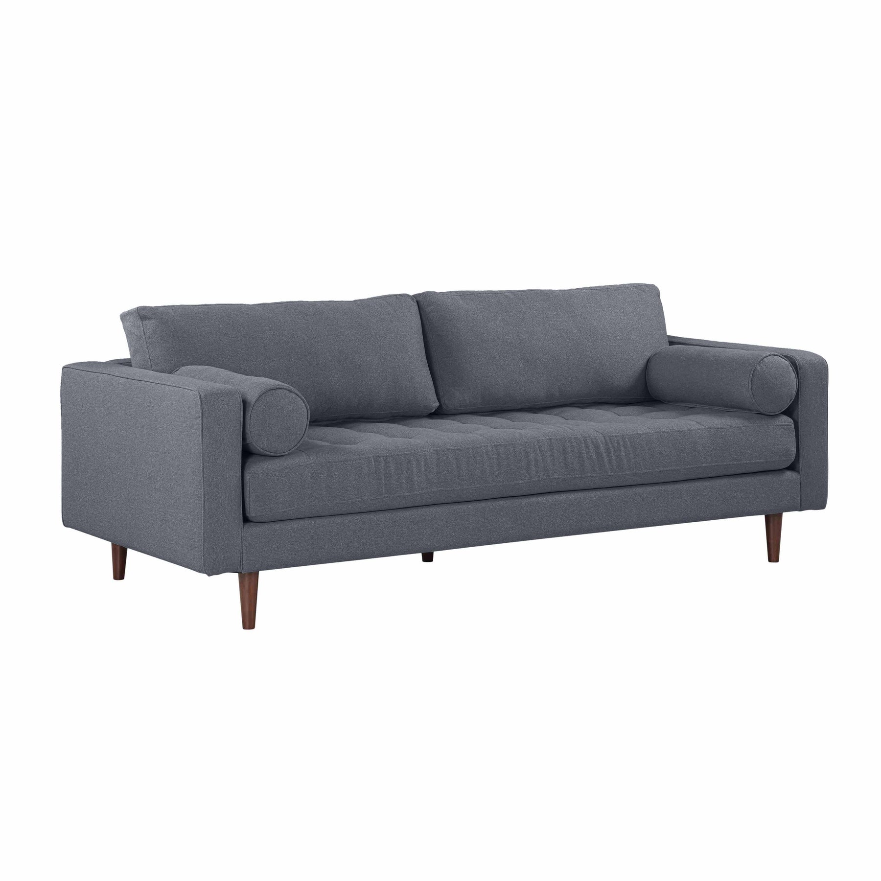 TOV Furniture Modern Cave Navy Tweed Sofa - REN-L01233