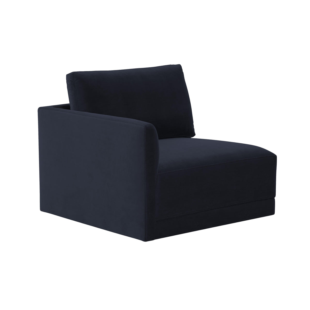 TOV Furniture Modern Willow Navy LAF Corner Chair - REN-L03130-LC