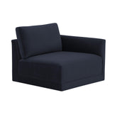 TOV Furniture Modern Willow Navy RAF Corner Chair - REN-L03130-RC