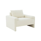 TOV Furniture Modern Maeve Cream Boucle Accent Chair - REN-L04531