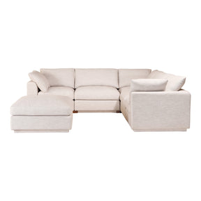 Moe's Home Collection Justin Signature Modular Sectional Taupe - RN-1098-39 - Moe's Home Collection - Extras - Minimal And Modern - 1