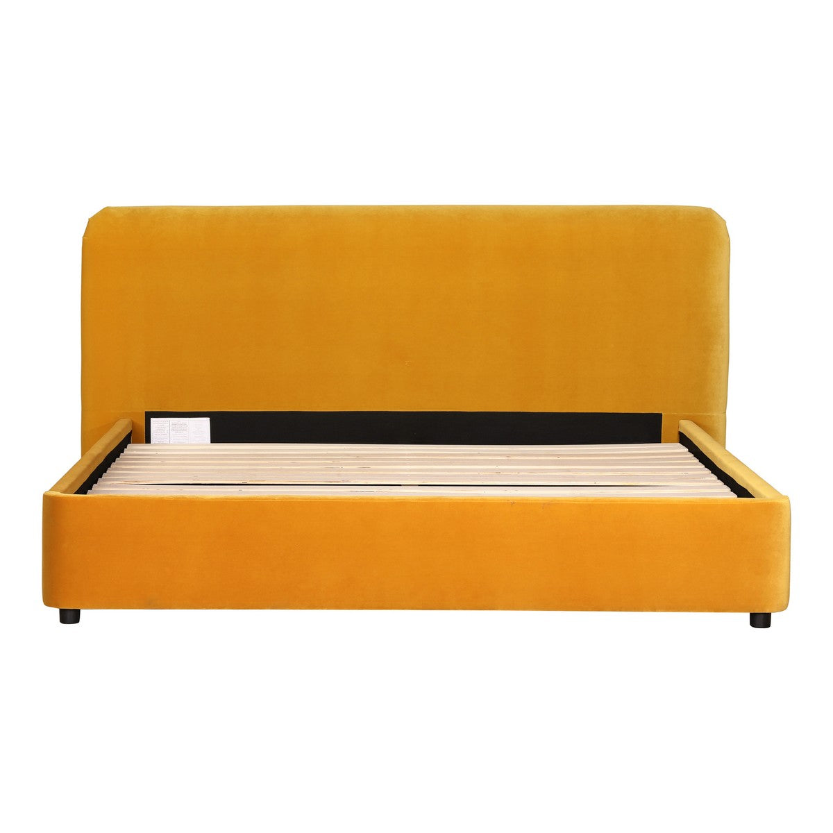 Moe's Home Collection Samara Queen Bed Mustard - RN-1125-09 - Moe's Home Collection - Beds - Minimal And Modern - 1