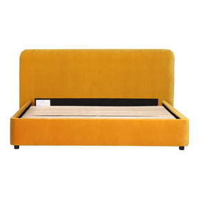 Moe's Home Collection Samara Queen Bed Mustard - RN-1125-09 - Moe's Home Collection - Beds - Minimal And Modern - 1