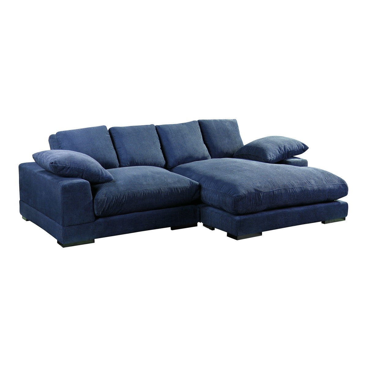 Moe's Home Collection Plunge Sectional Navy - TN-1004-46