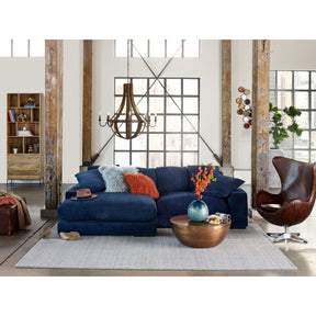 Moe's Home Collection Plunge Sectional Navy - TN-1004-46