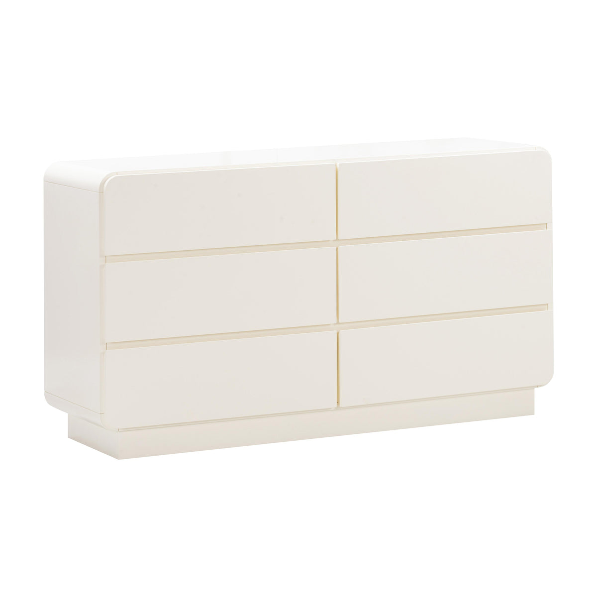 TOV Furniture Modern Sagura Cream 6-Drawer Dresser - TOV-B54230