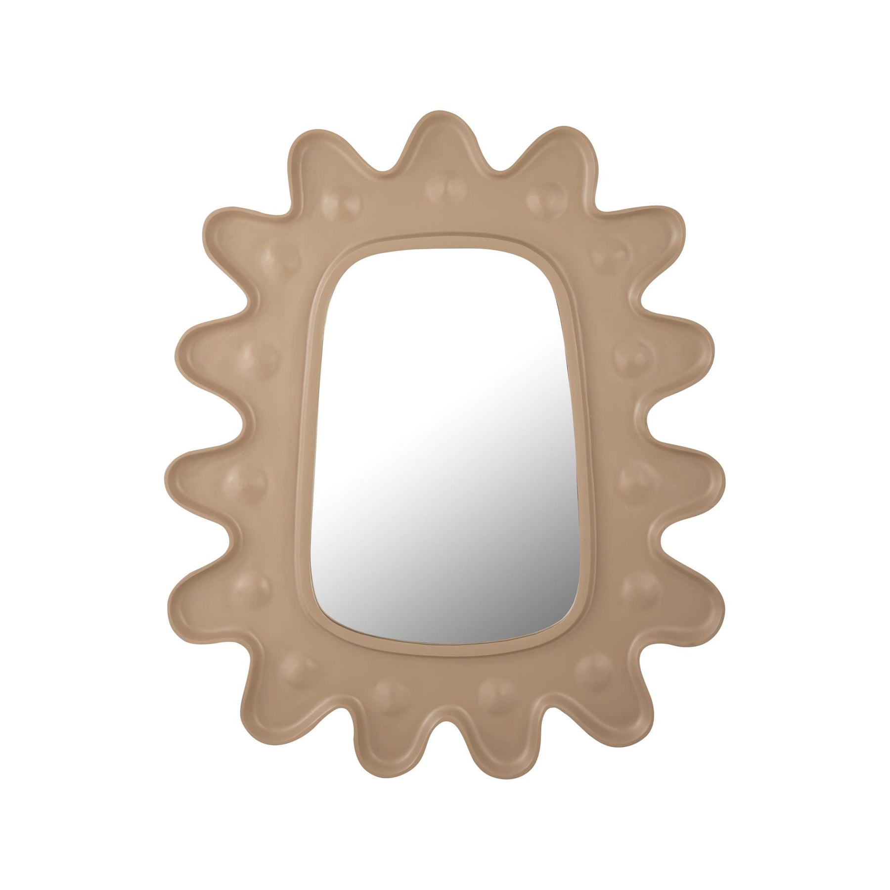 TOV Furniture Modern Genesis Mirror in Sand - TOV-C18416