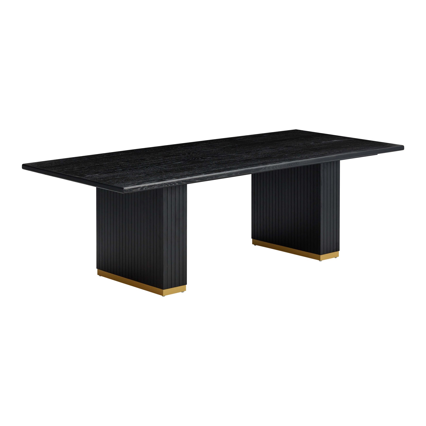 TOV Furniture Modern Chelsea Black Oak Rectangular Dining Table - TOV-D54264