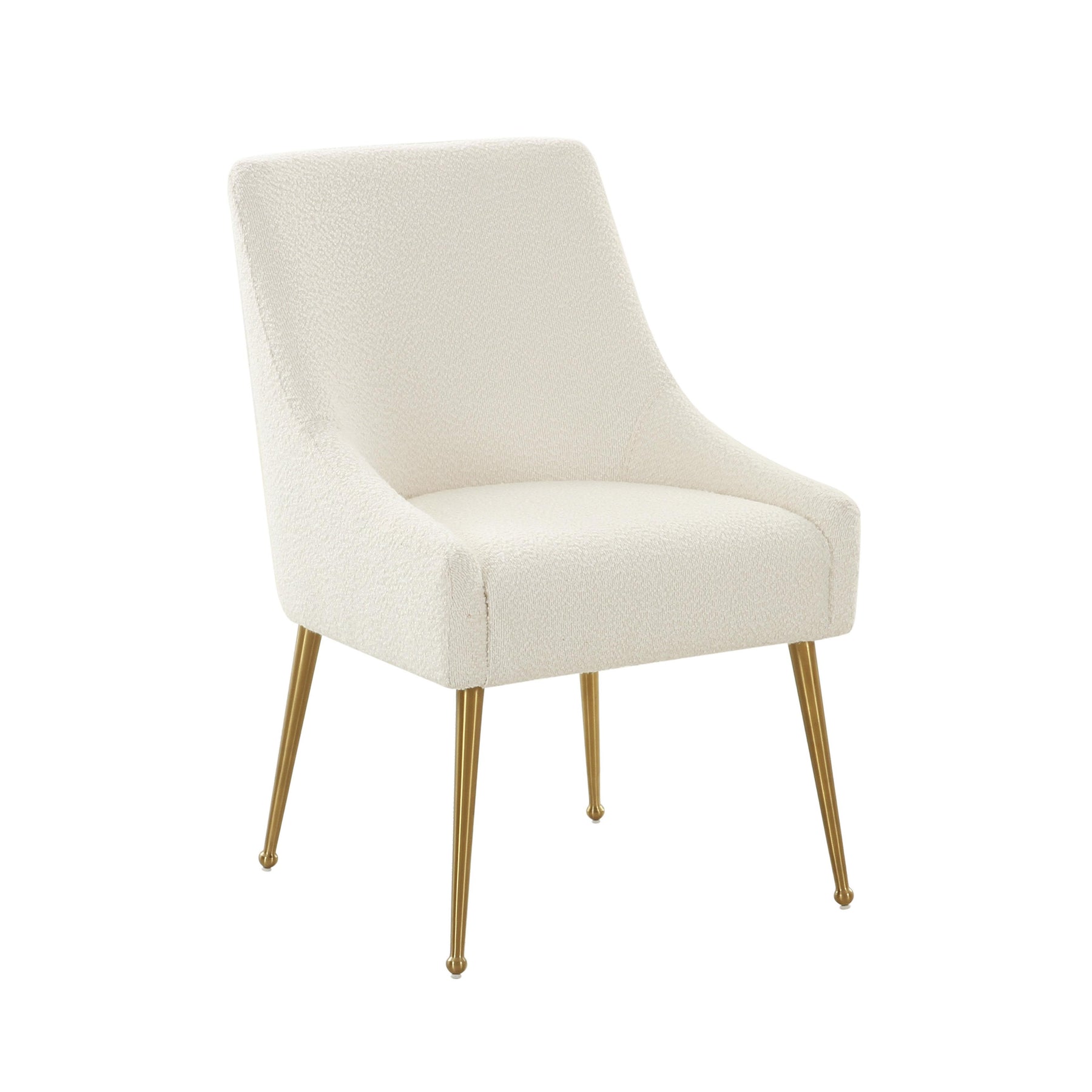 TOV Furniture Modern Beatrix Cream Boucle Side Chair - TOV-D68722