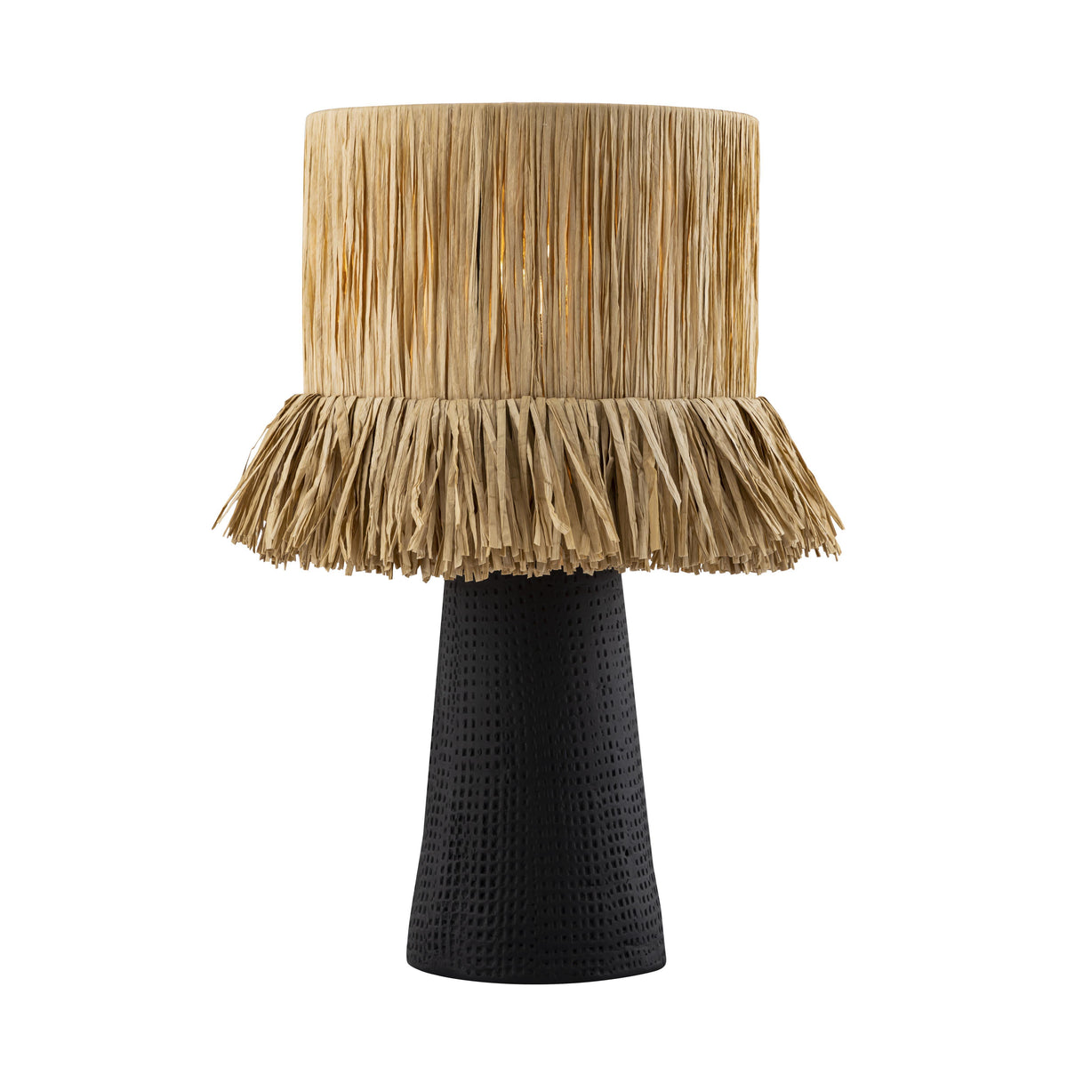 TOV Furniture Modern Amira Raffia Natural Table Lamp - TOV-G18381