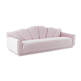 TOV Furniture Modern Bianca Blush Velvet Sofa - TOV-L68429