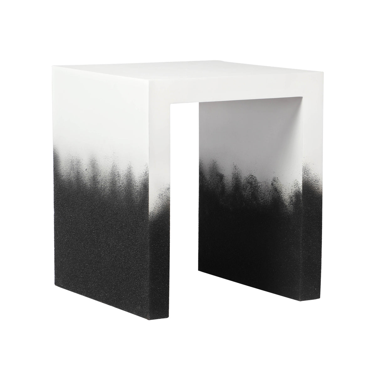 TOV Furniture Modern Matra Black and White End Table - TOV-OC18429