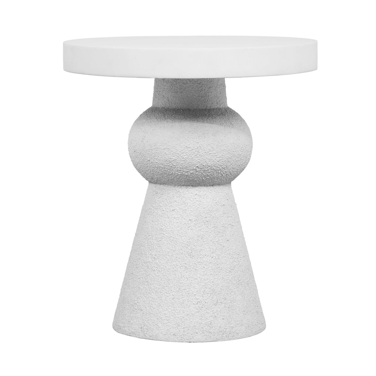 TOV Furniture Modern Lupita White Side Table - TOV-OC18431