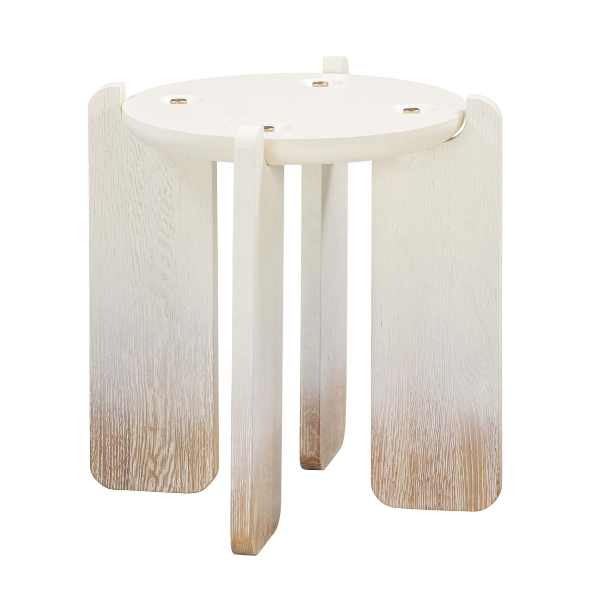 TOV Furniture Modern Gloria Cream Oak Side Table - TOV-OC54222