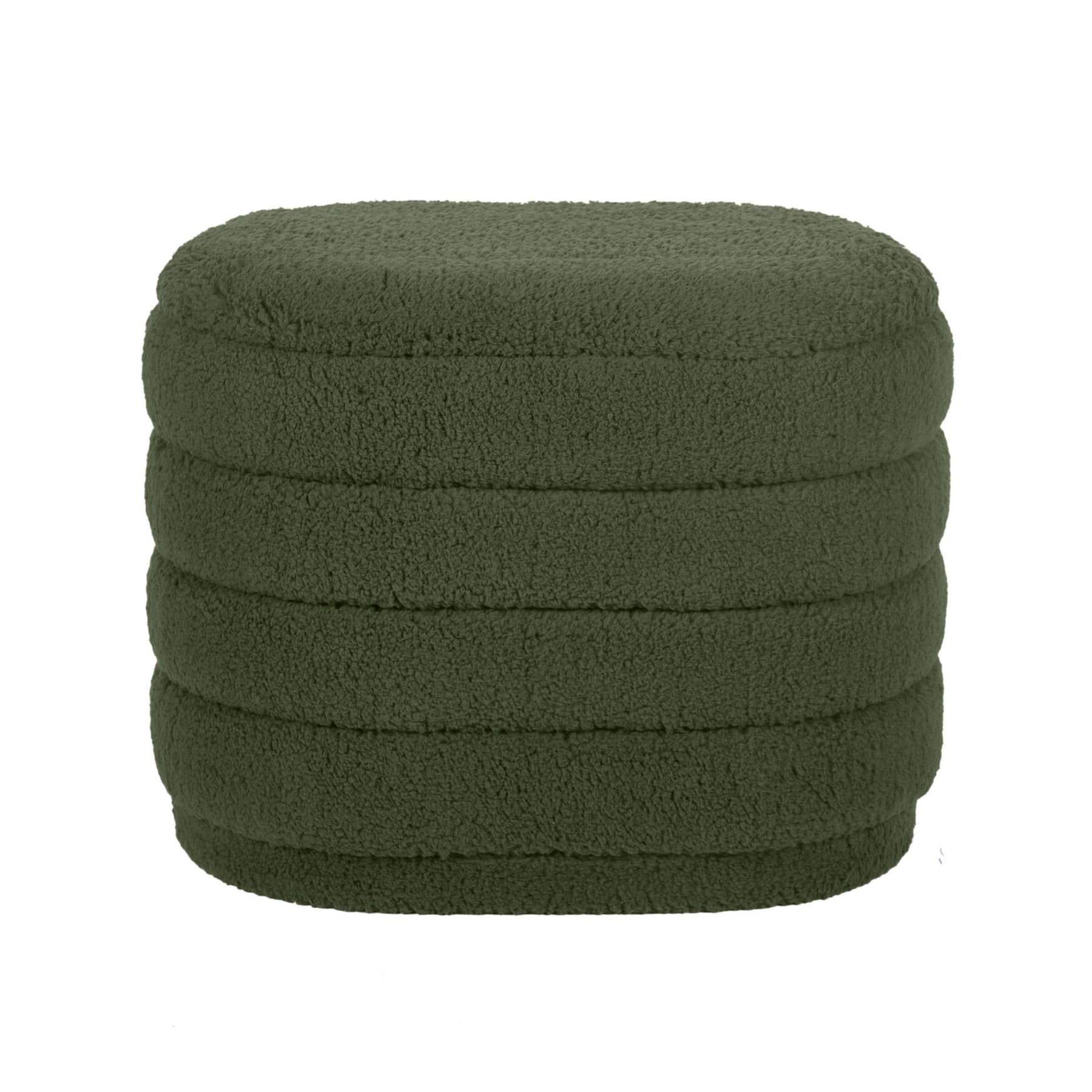 TOV Furniture Modern Wasn't Me Olive Green Long Storage Ottoman - TOV-OC68600