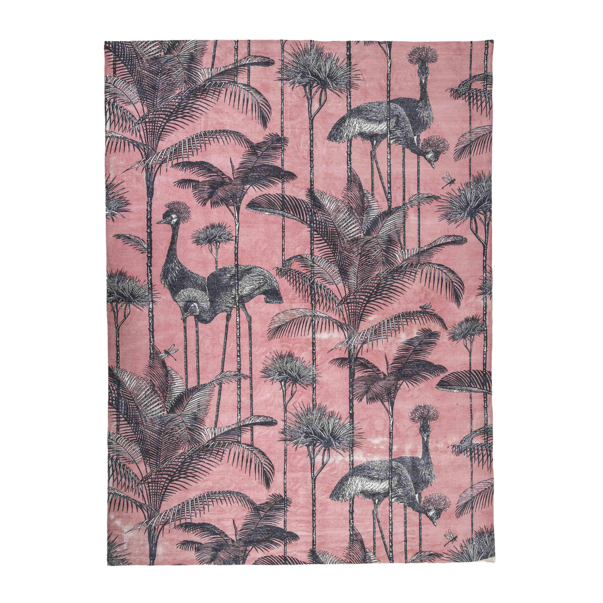 TOV Furniture Modern Palm Beach Grey & Pink 5' x 8' Area Rug - TOV-R18500