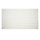 TOV Furniture Modern Loop White 5' x 8' Area Rug - TOV-R18545