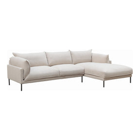 Moe's Home Collection Jamara Sectional Right Sandy Beige - UB-1016-29-R