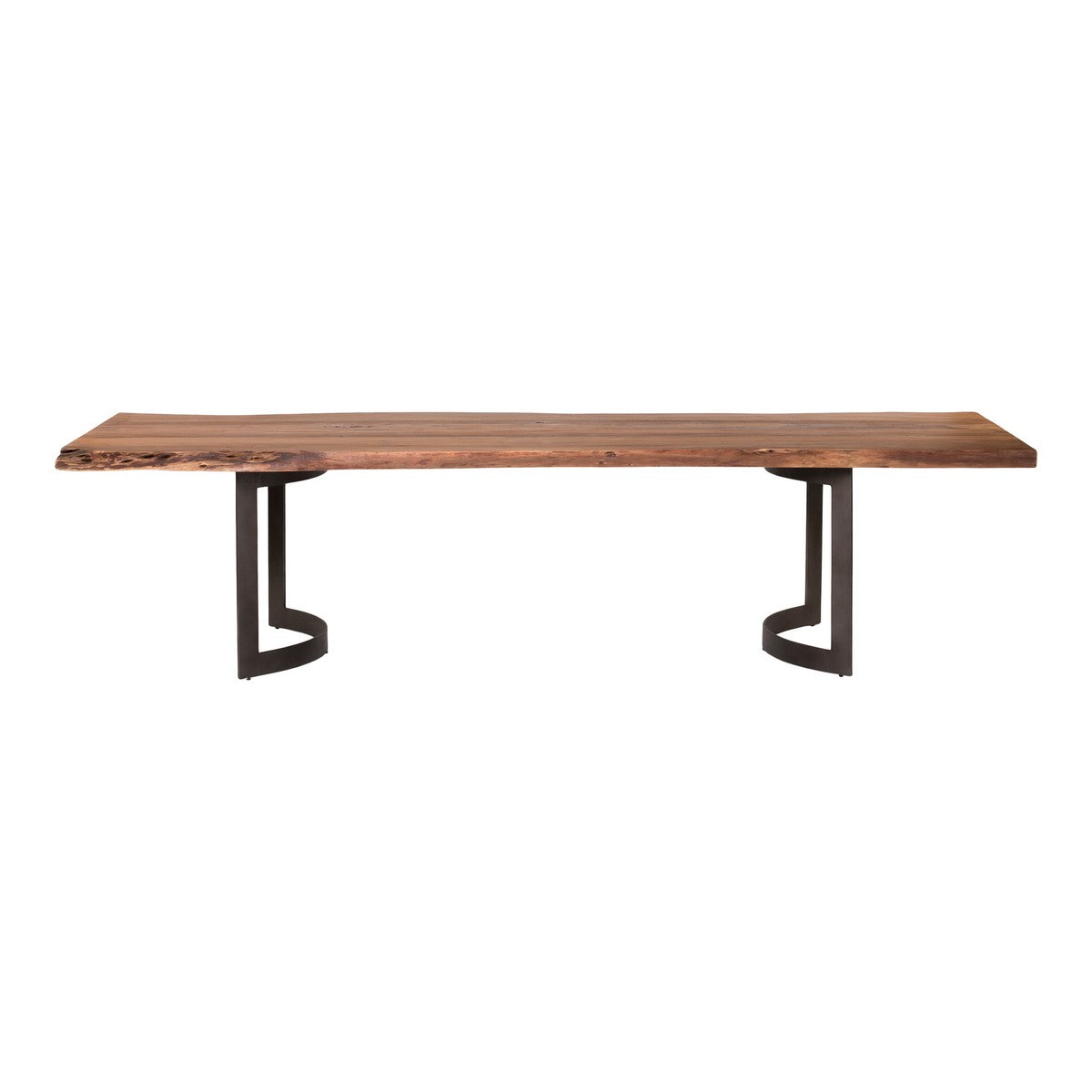 Moe's Home Collection Bent Dining Table Small Smoked - VE-1001-03