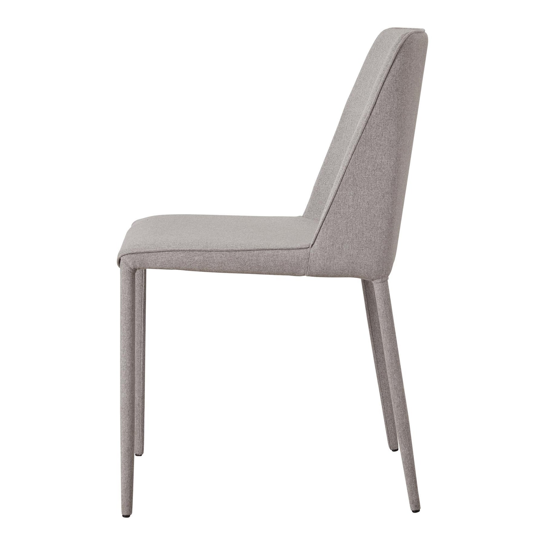 Moe's Home Collection Nora Fabric Dining Chair Light Grey-M2 - YM-1003-15