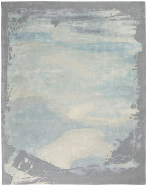 Nourison Seafoam/Silver Prismatic Area Rug - PRS19