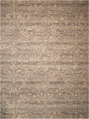 Nourison Taupe Silk Elements Area Rug - SKE22