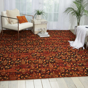 Nourison Flame Rhapsody Area Rug - RH014, Minimal & Modern 3