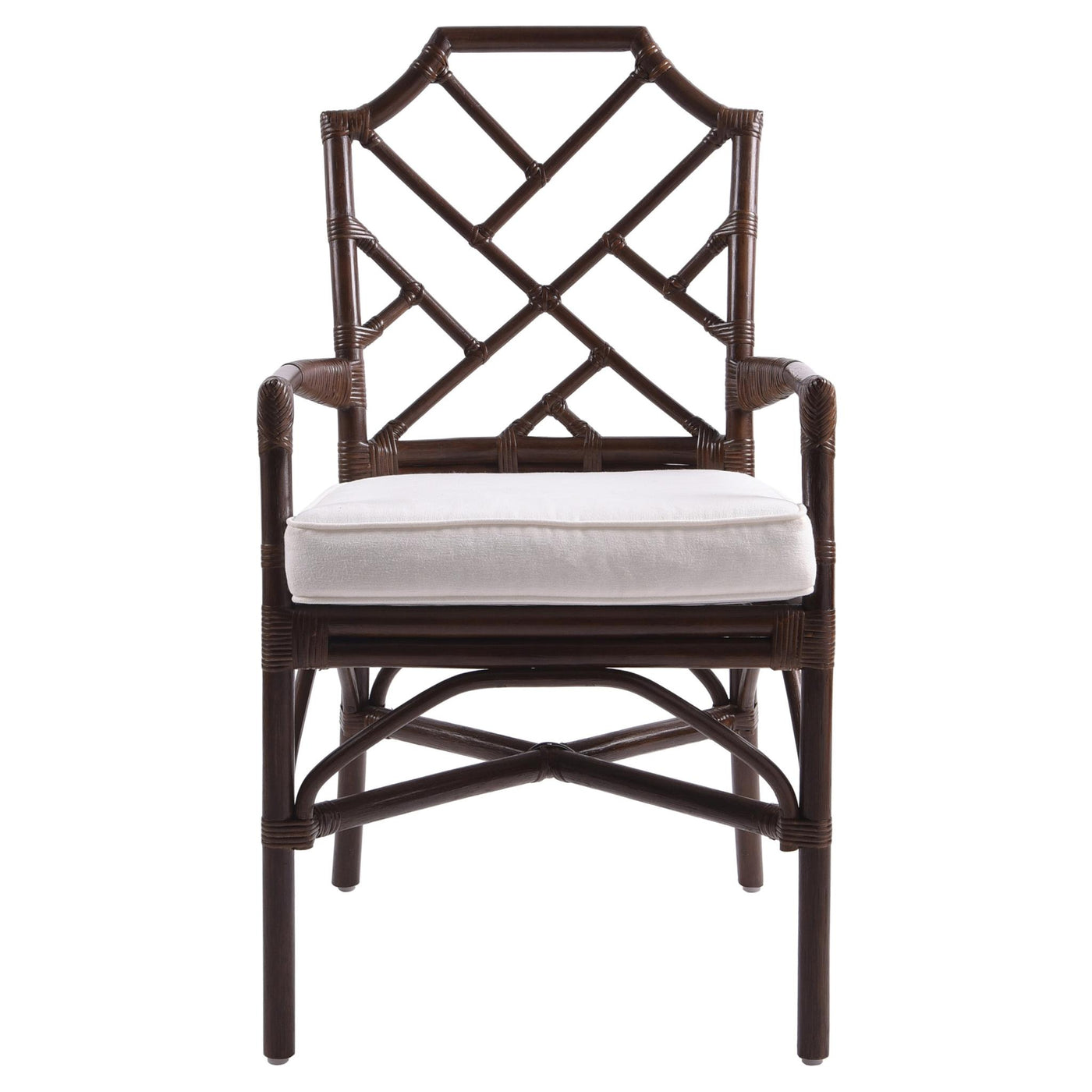 Kara Rattan Arm Chair by New Pacific Direct - 2400028